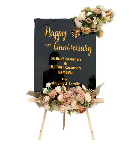 Papan Bunga Akrilik Parit Muko Aie