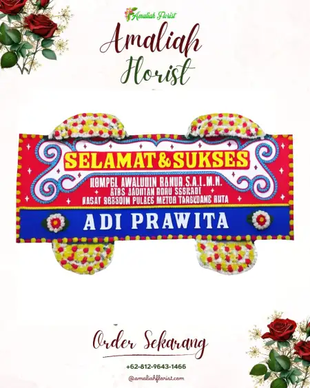 Papan Bunga Ucapan Selamat Parit Muko Aie